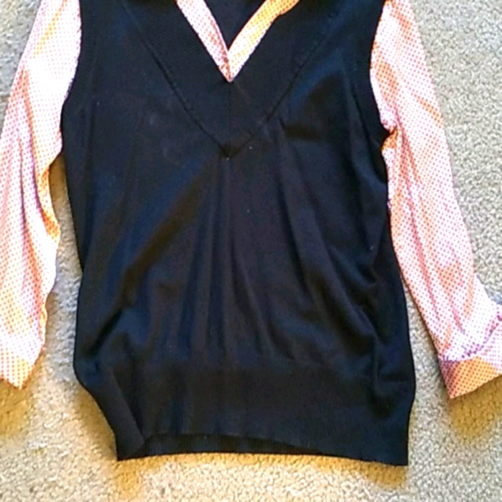 Nine West Blouse with sweater body